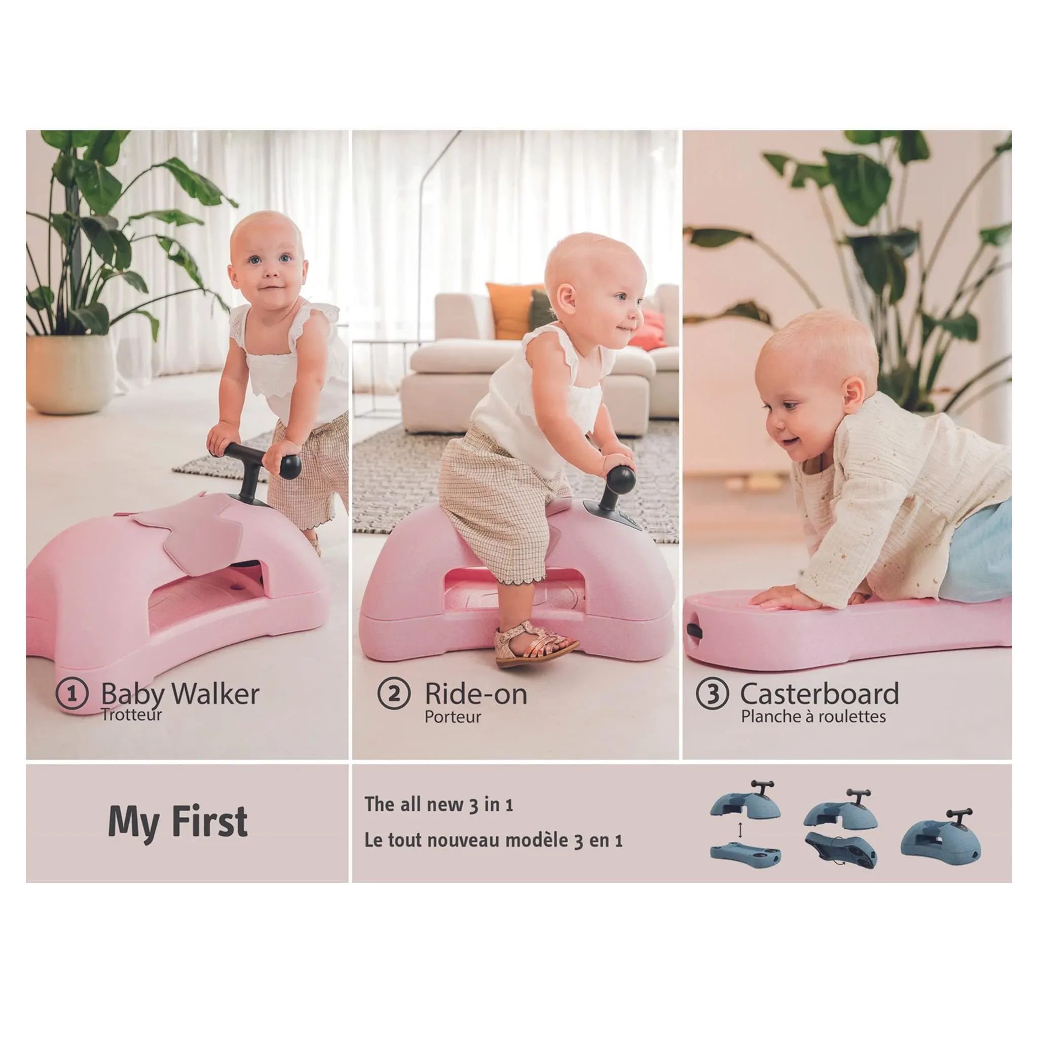 Scoot and Ride Trotteur pour Bébé 3-en-1 My First