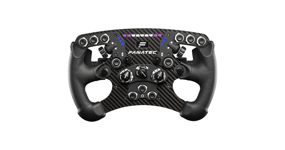 FanatecClubSport Steering Wheel Formula V2.5 stuur add-on  (Zwart, Pc, PS5 Ready, PS4 Ready)
