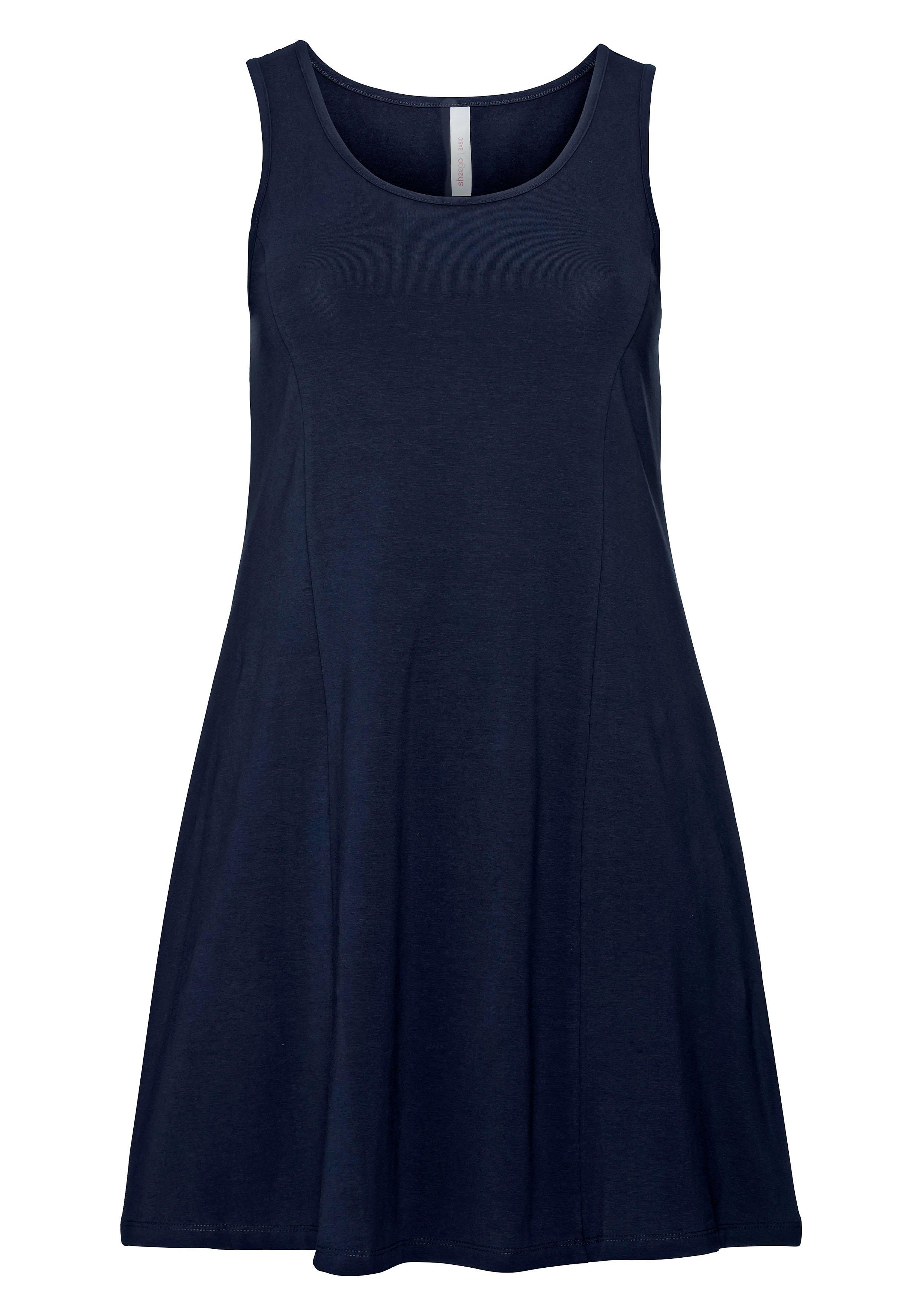 Kleid in A-Linie mit breiten Trägern