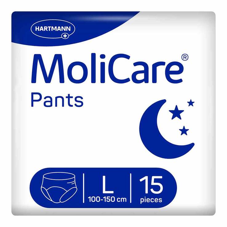 Molicare Pants Night Inkontinenzhosen Größe L, 15 St
