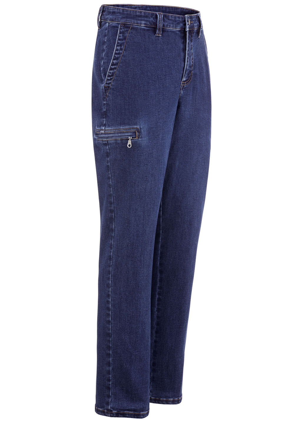 Jeans mit Cargotaschen in 2 Farben