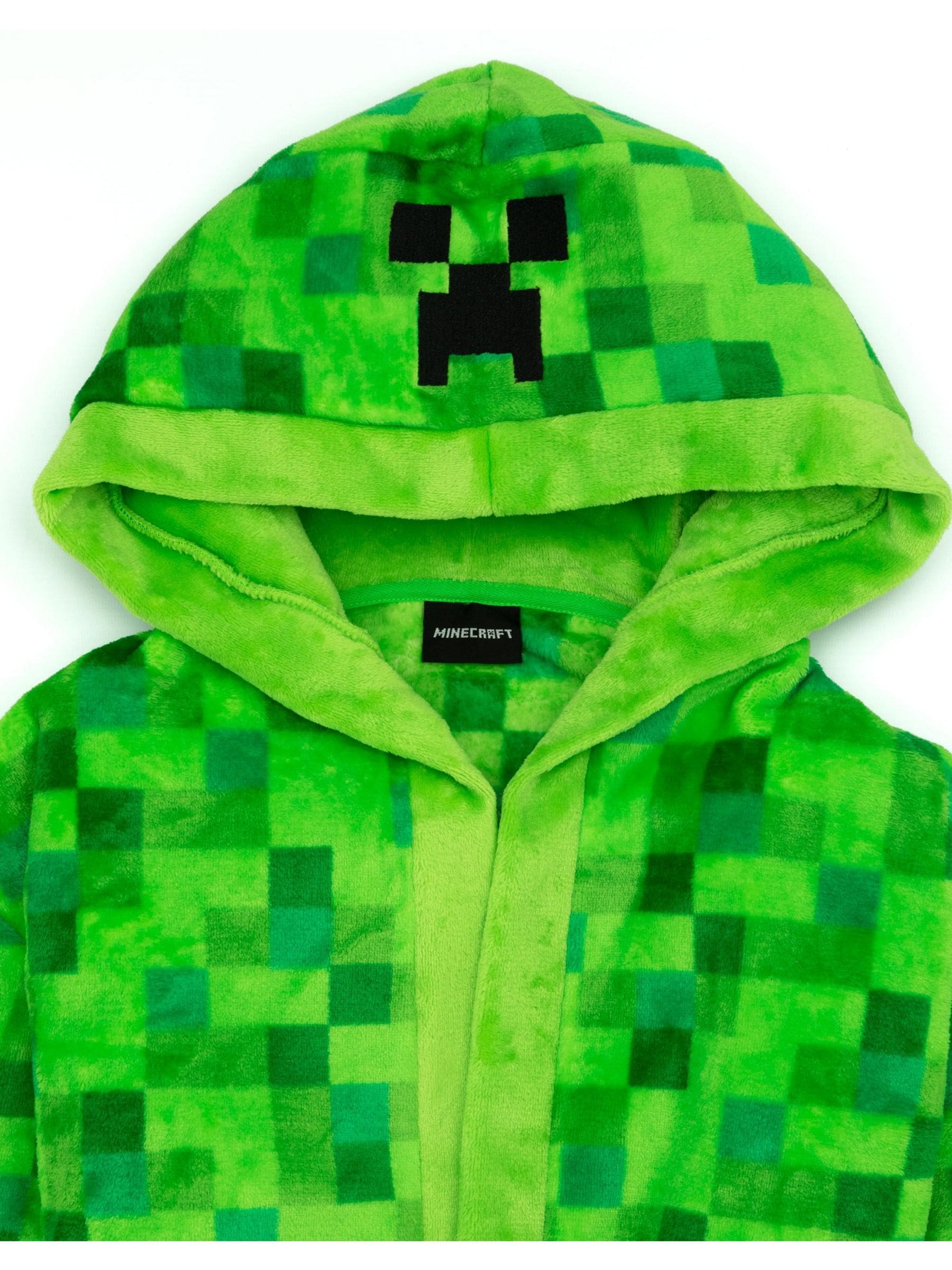 Groen Minecraft - Vanilla Underground - Uniseks fleece kamerjas voor kinderen