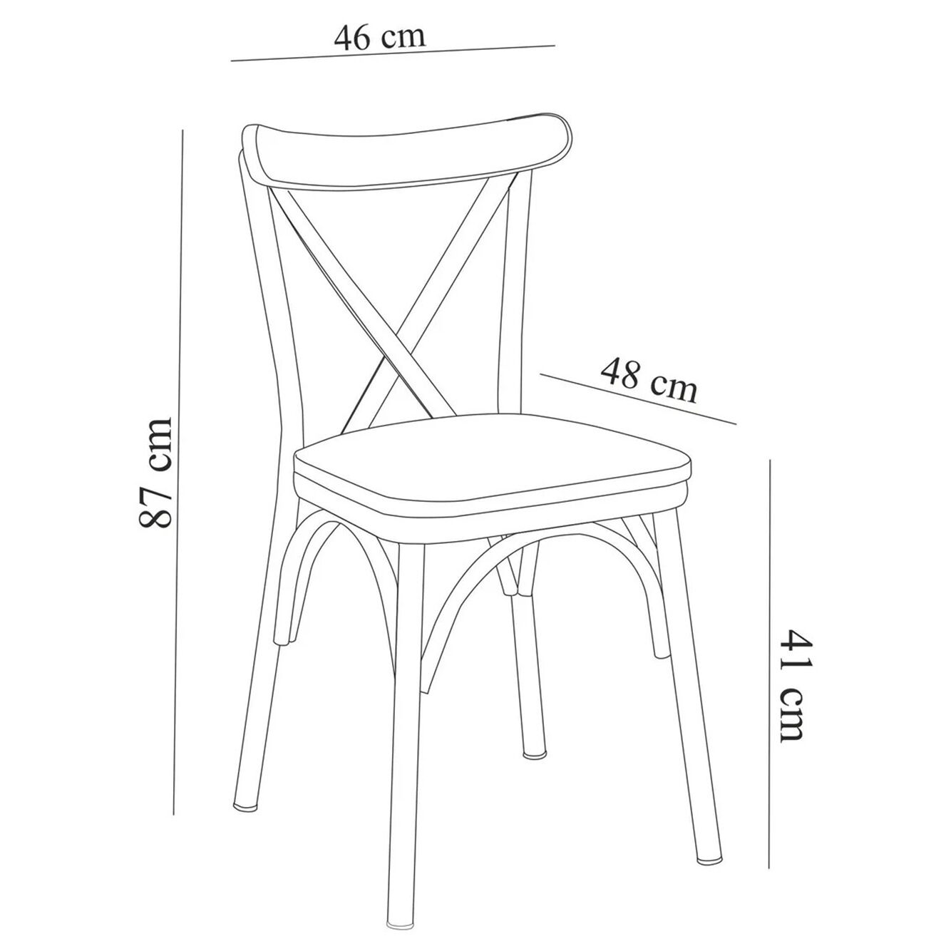 Homitis Table extensible + 4 Chaises Oliver chêne/blanc