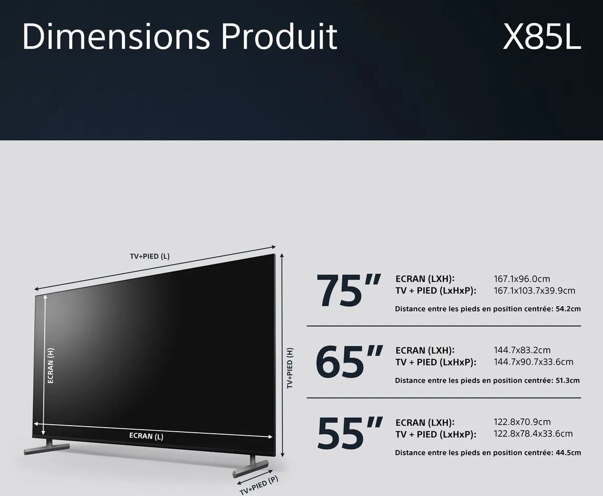 Sony KD-55X85L TV UHD 4K