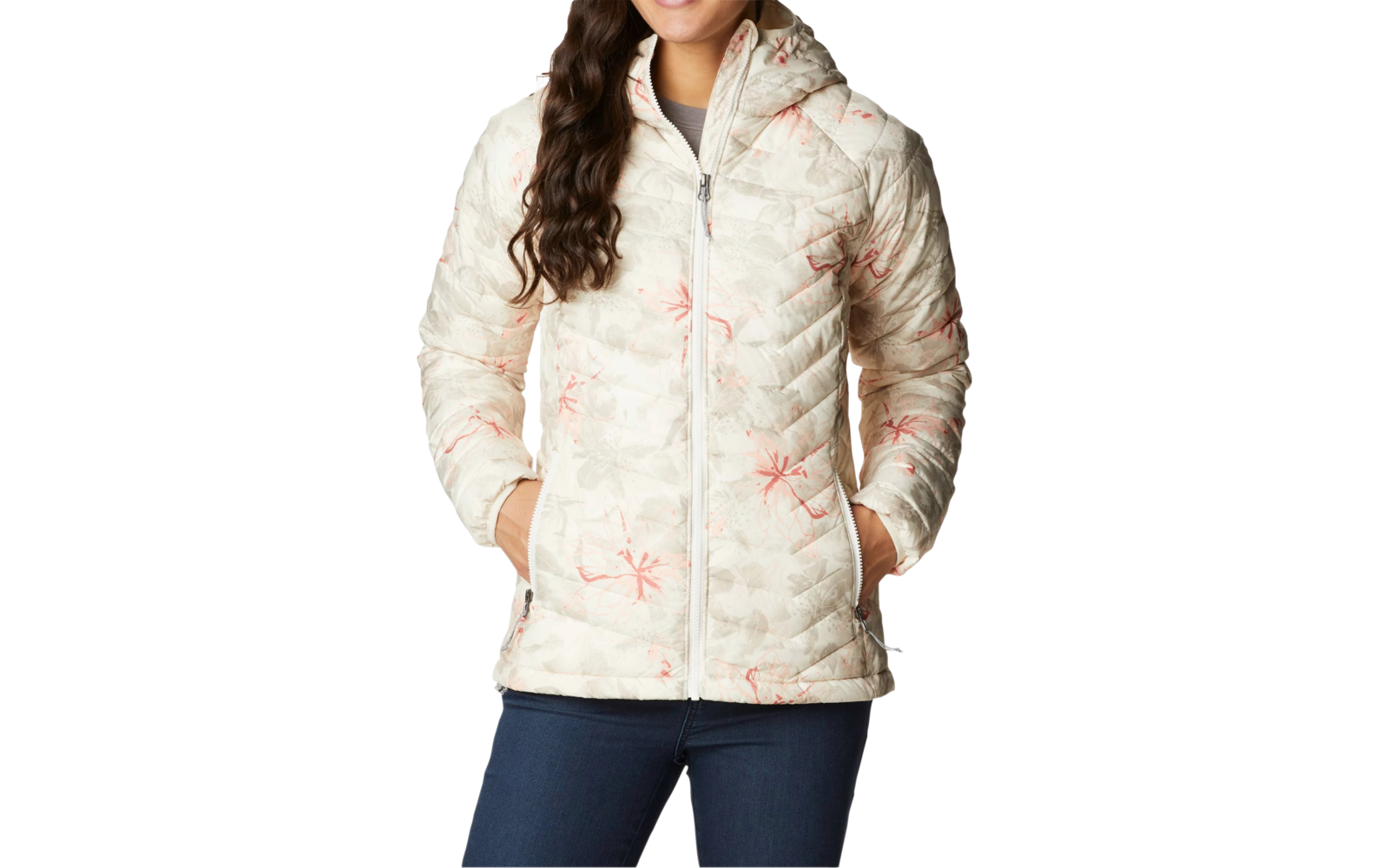 Columbia Powder Lite Damenjacke chalk aurelian