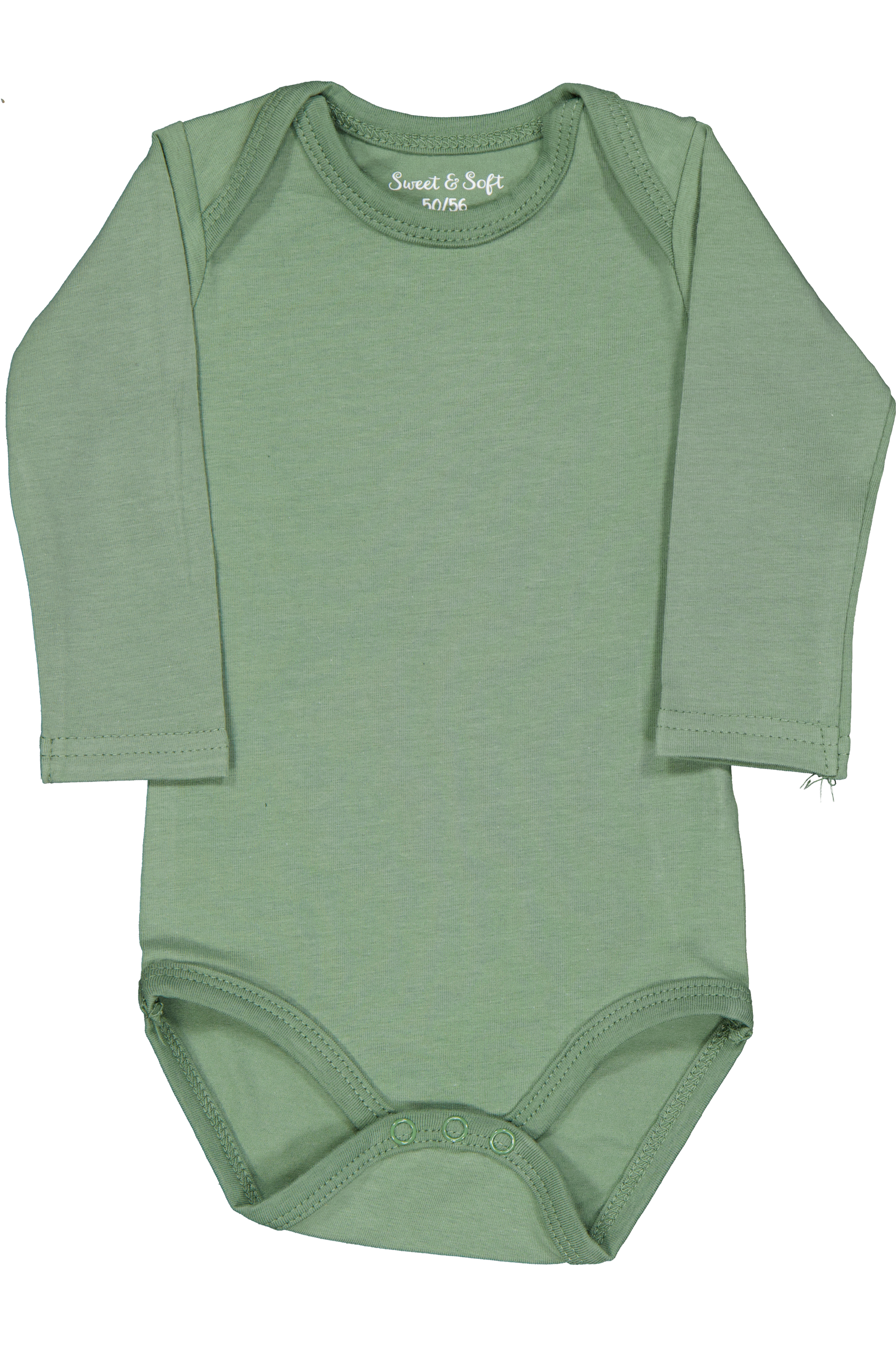Baby romper Lange mouwen Envelophals Groen kopen? Goed en goedkoop