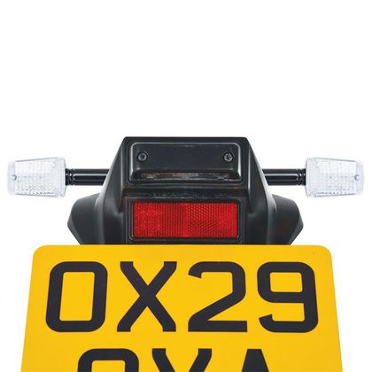 Clignotant Oxford LED Rectangle Long (inclus 2 résistances) La paire Universel - Noir