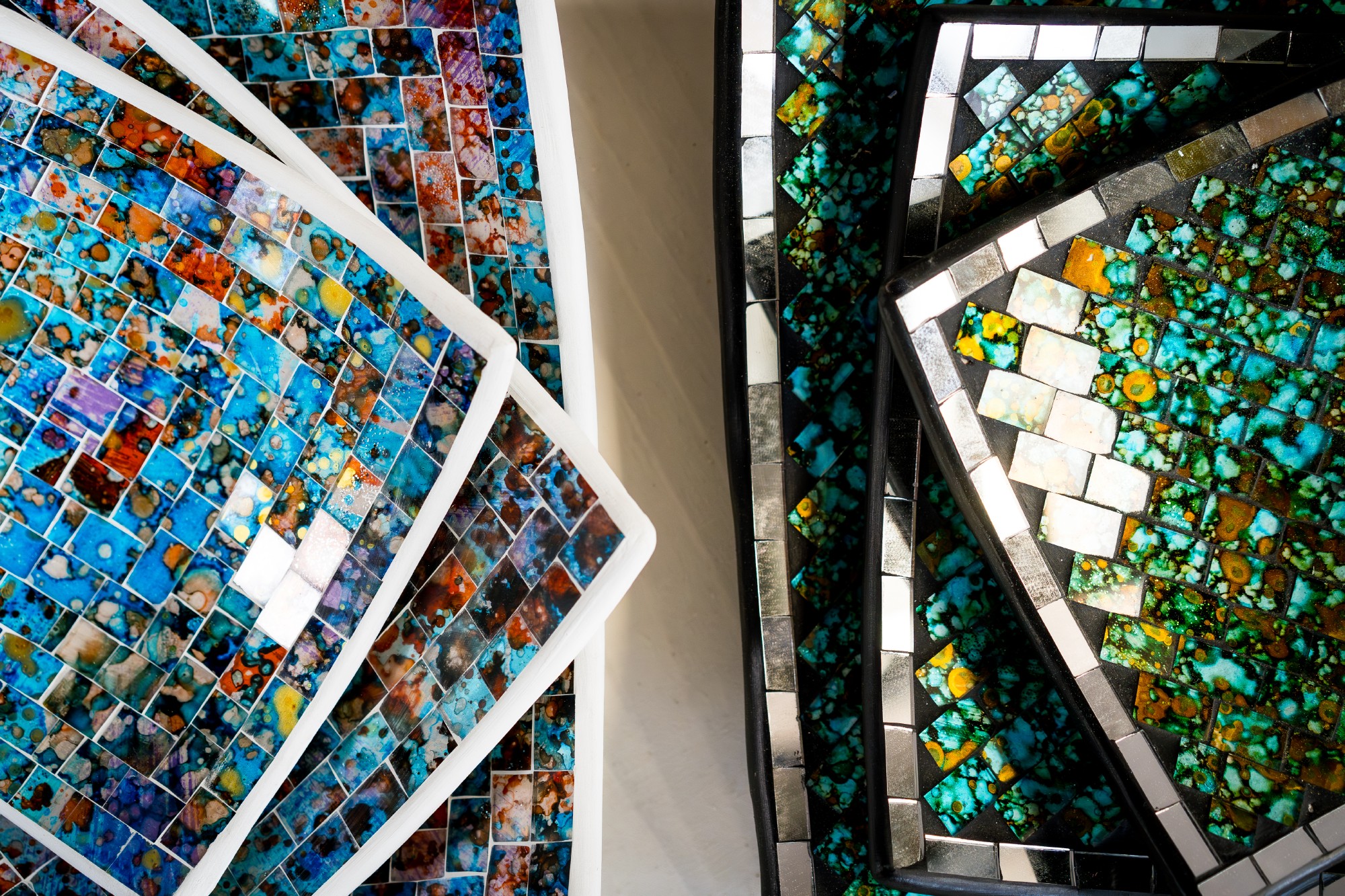 Mosaikteller 'Dali', in 3 Größen von fischer's lagerhaus