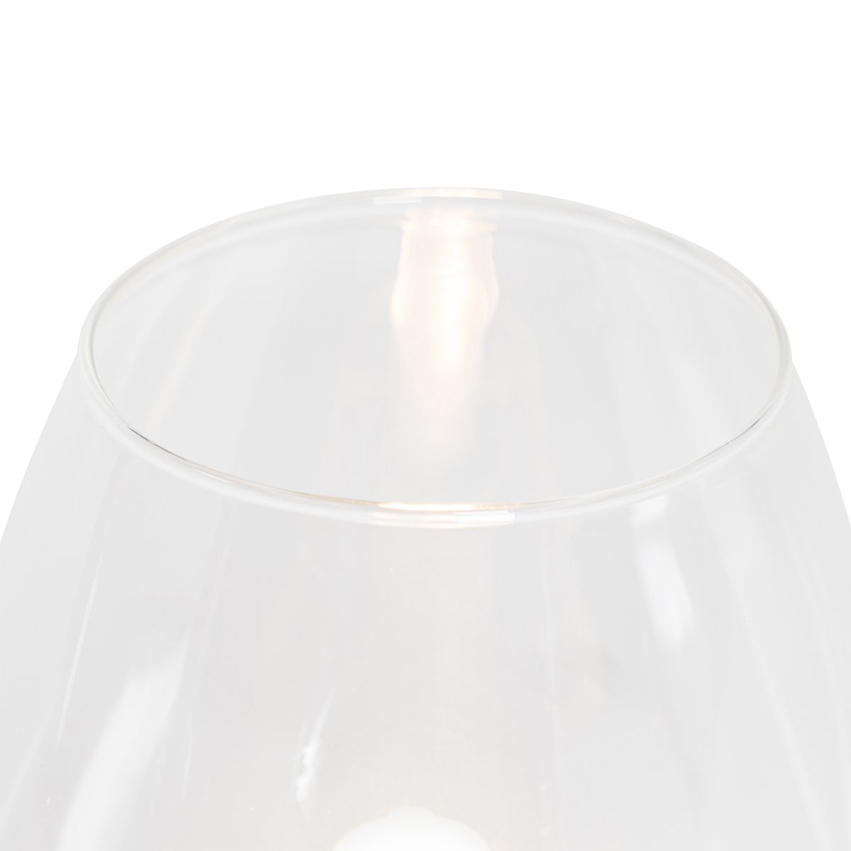 Klassieke tafellamp goud met glas - Elien
