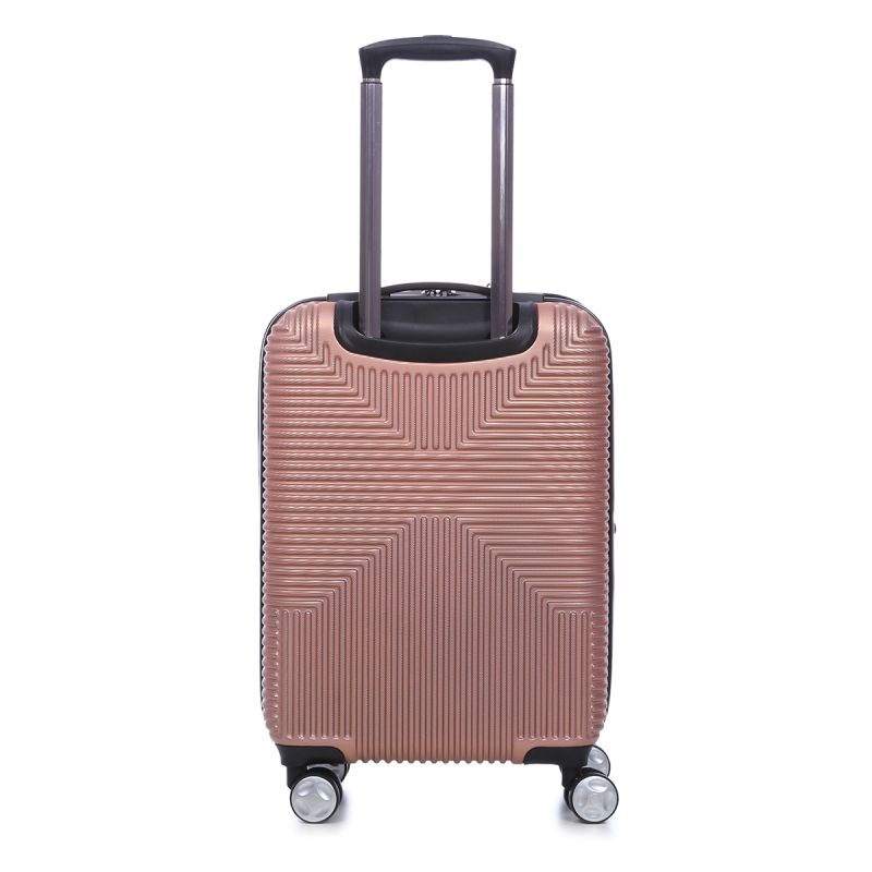 Lot de 3 valises rigides Takai Extensibles 55, 67 et 77 cm Rose gold