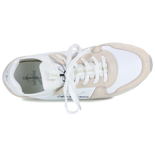 Calvin Klein Jeans - RUNNER SOCK LACEUP NY-LTH W - Blanc