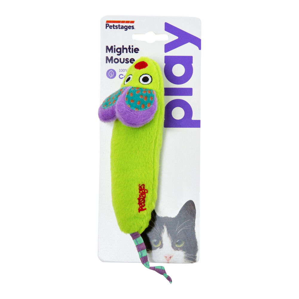 Petstages Green Magic Mighty Mouse Groen10,1x 21,6 x 3,2 cm