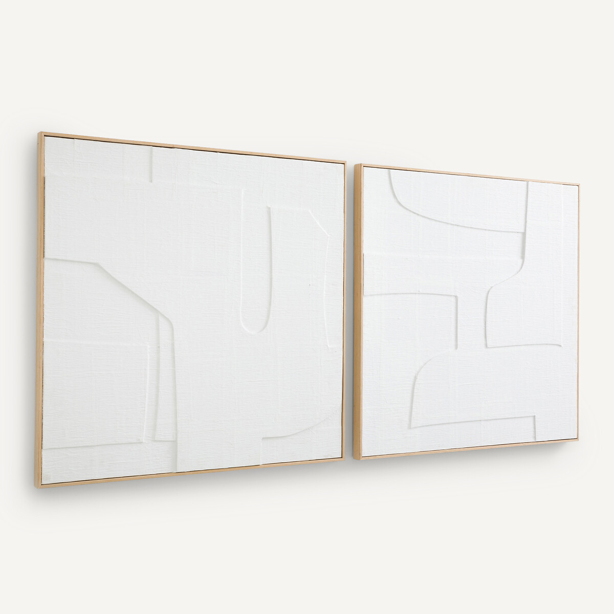 AM.PM<br>Conjunto de 2 molduras em papel texturizado, Hekatos
