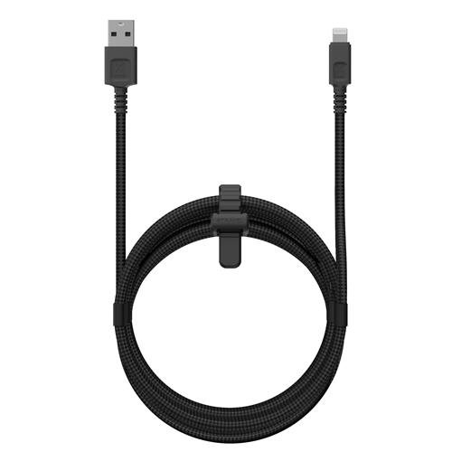 (3m) 12W Next Gen Cable USB auf Lightning MFi Ladekabel Nylon Datenkabel (CX3021) - Schwarz