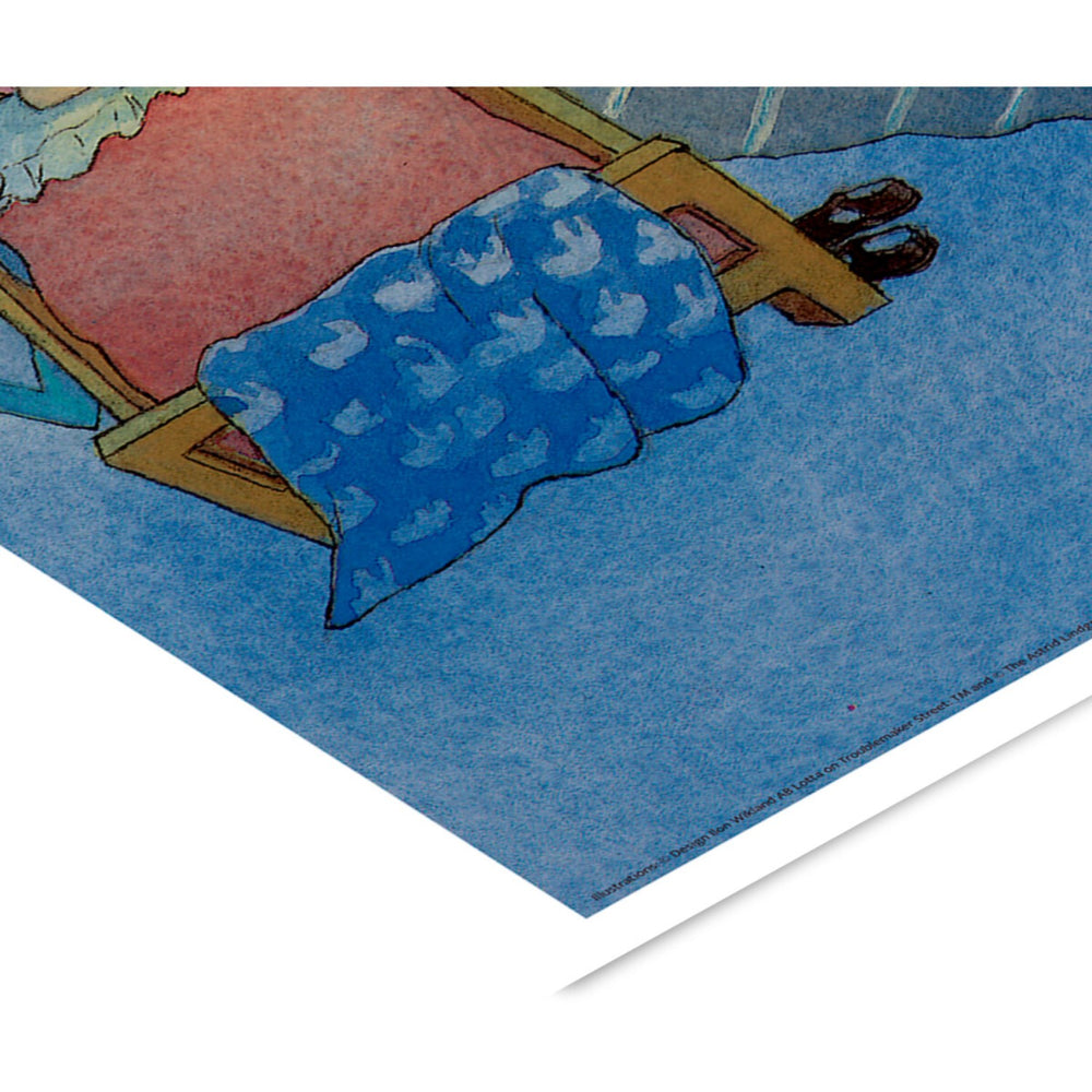 Køb Poster & Frame Astrid Lindgren - Goodnight - Lotta On Troublemaker Street