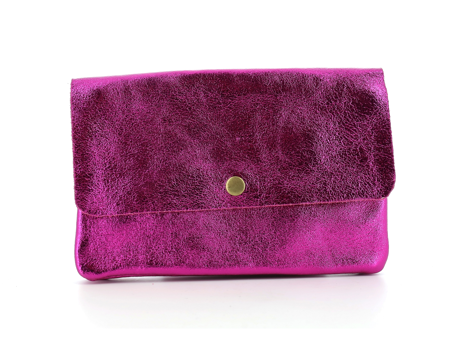 L brand-107 PETIT SAC CUIR Cuir Fushia