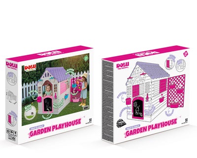 DOLU Garden Lekestue med Gjerde, Rosa
