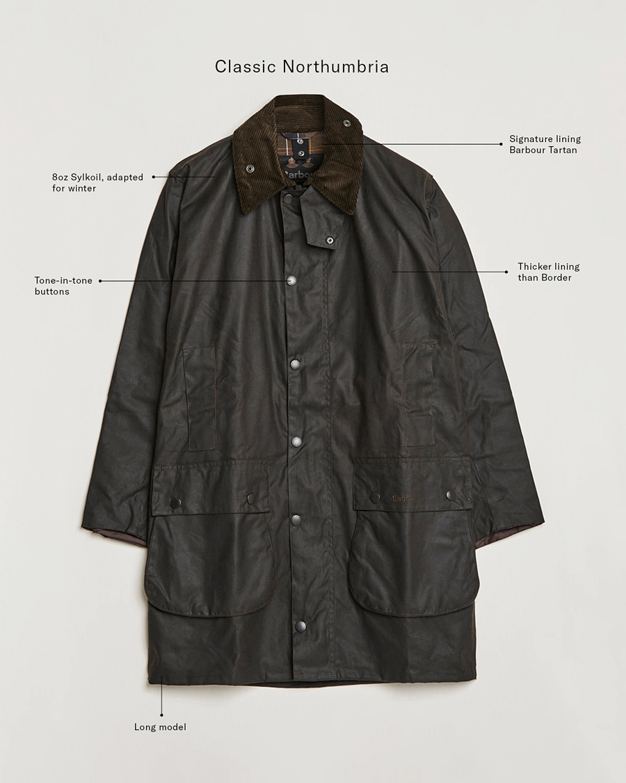 Barbour Lifestyle Classic Northumbria Jacket Olive