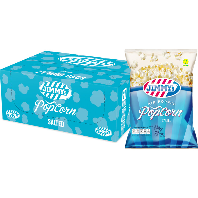 Jimmy's Popcorn zout 21-pack