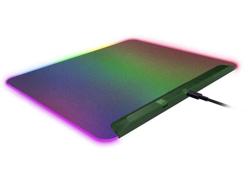 Razer Gaming-Mausmatte Firefly V2 Pro – Phantom Green Editi RGB-Gaming-Mauspad mit LED-Hintergrundbeleuchtung, 15 anpassbare Beleuchtungszonen, Mikrotexturierte Oberfläche, Rutschfeste Unterseite
