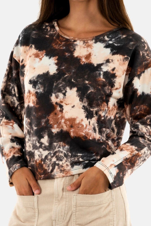 Tee shirt manches longues lola espeleta tp380w24 444 tie & dye
