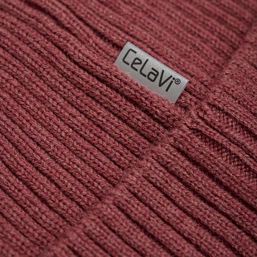 CeLaVi Knitted Beanie, Apple Butter Melange, 56 cm