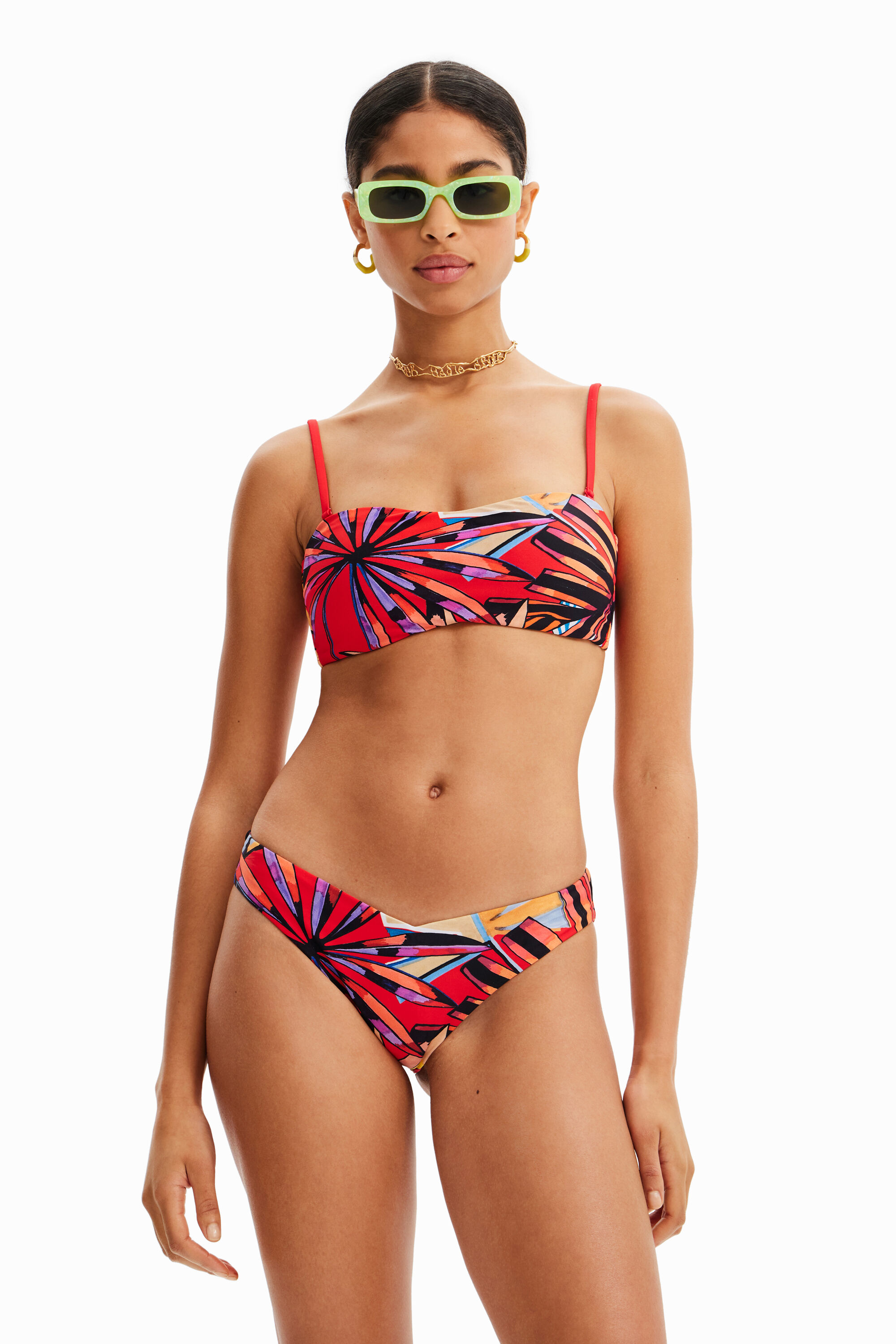 Bas de bikini tropical