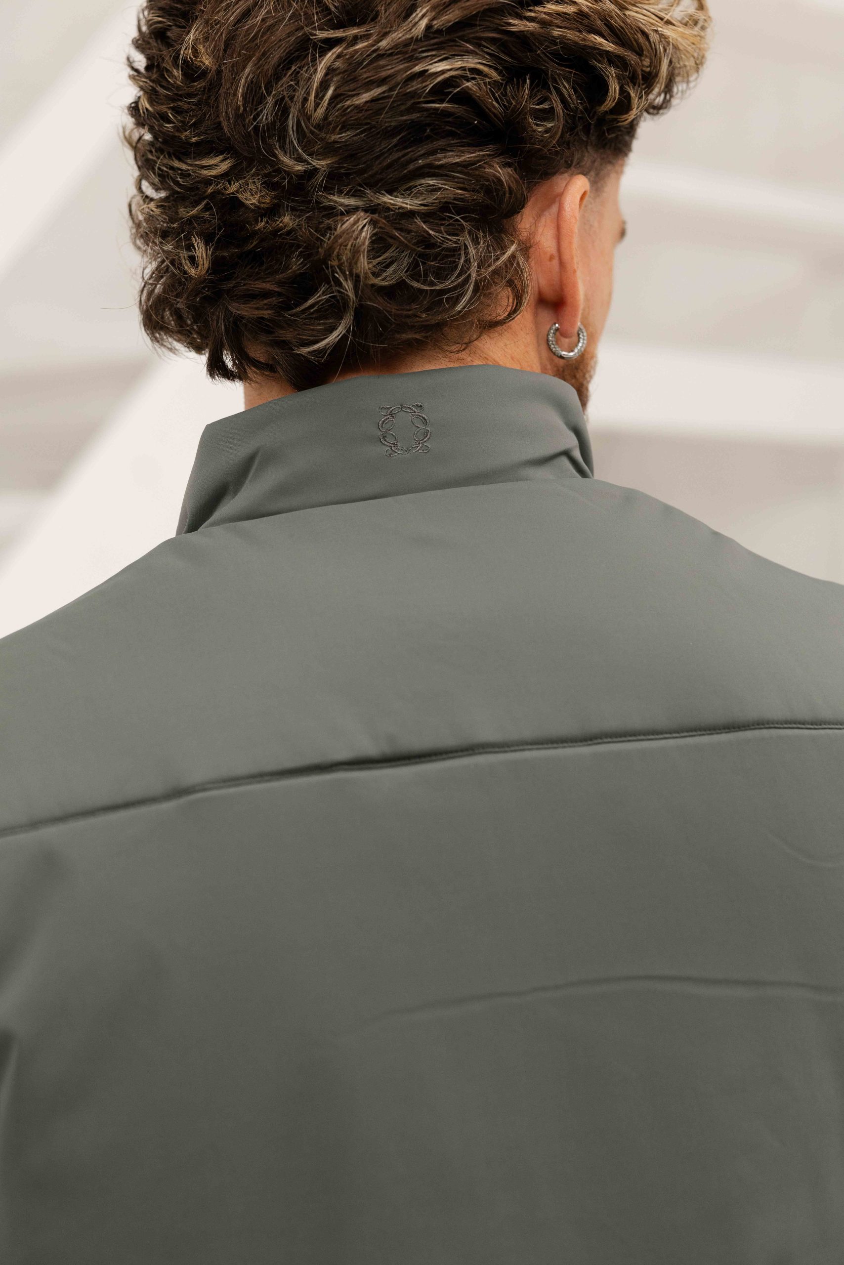 Cou7ure Essentials Reversible Reflection Bodywarmer Heren Groen/Beige