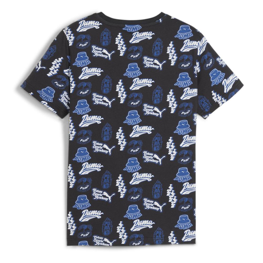 Puma T-shirt Noir/Bleu Garçon Puma Ess+ Mid 90s