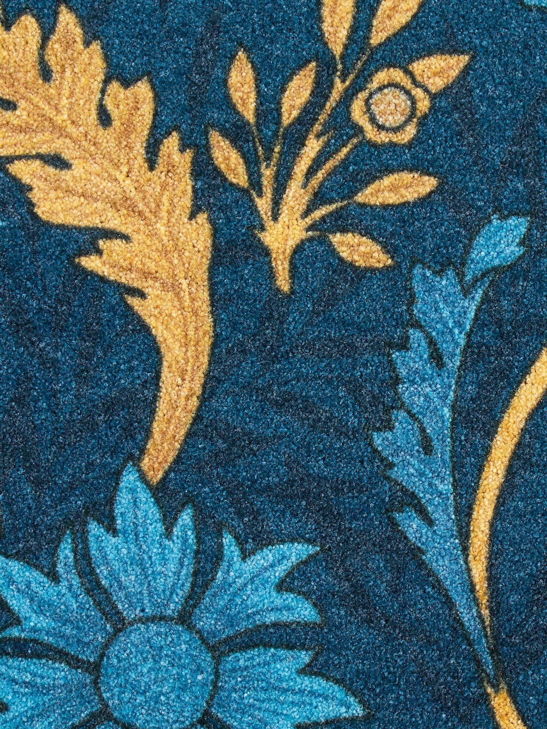 Artsy Mats William Morris Blue Indoor Washable Doormat