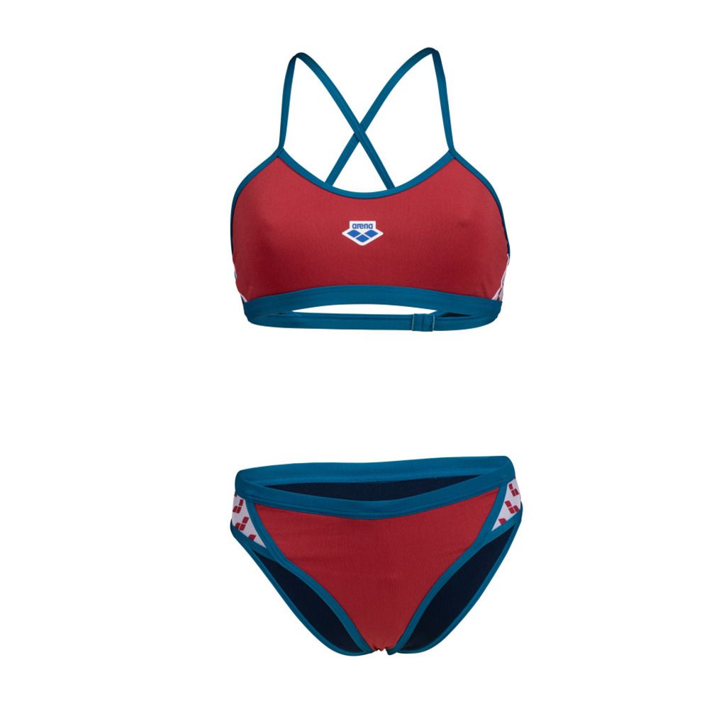 Arena ICONS - Maillot de bain 2 pièces Femme astro red/blue cosmo