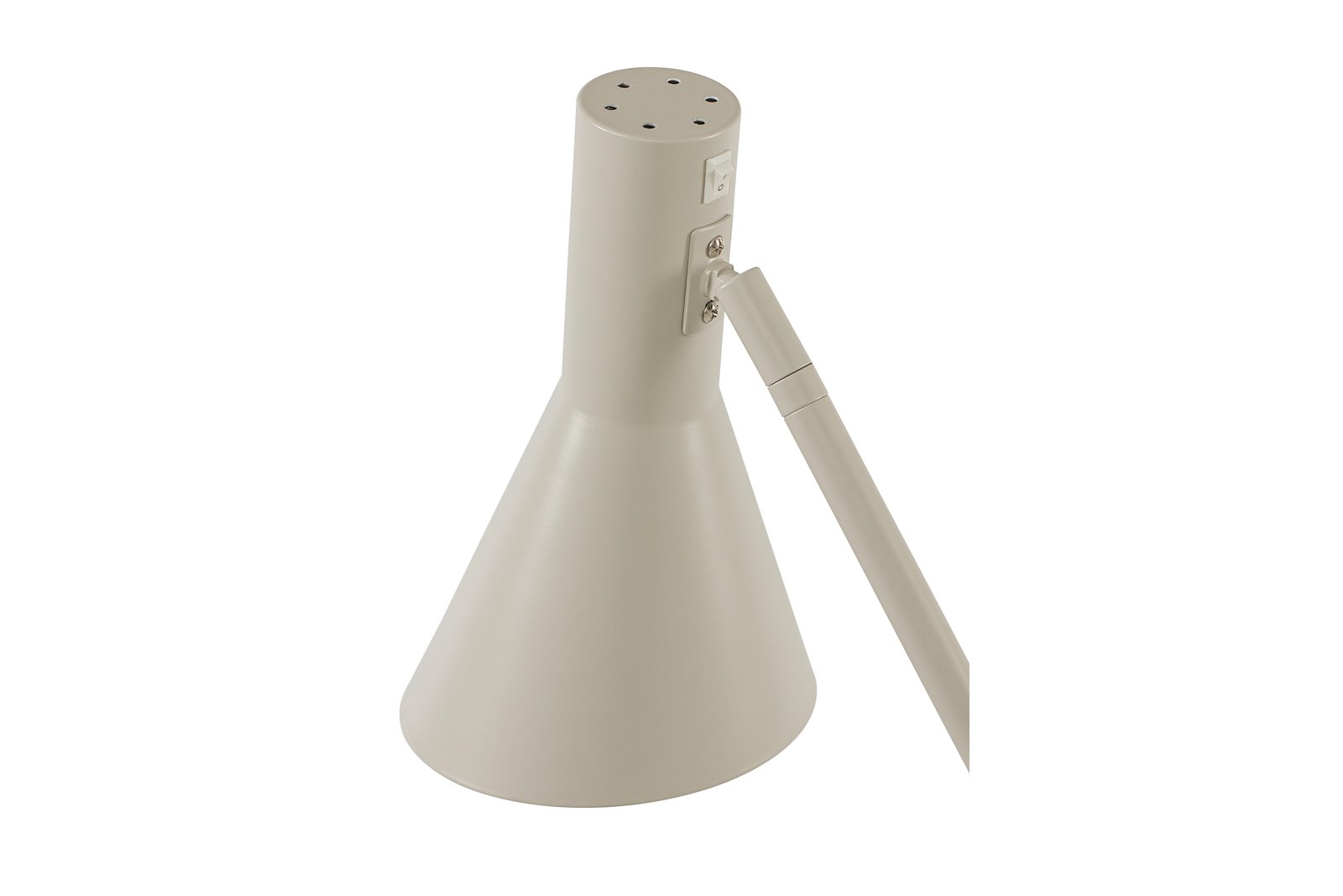Ceres gulvlampe Sandfarget med ledning og bryter E27 max 40W