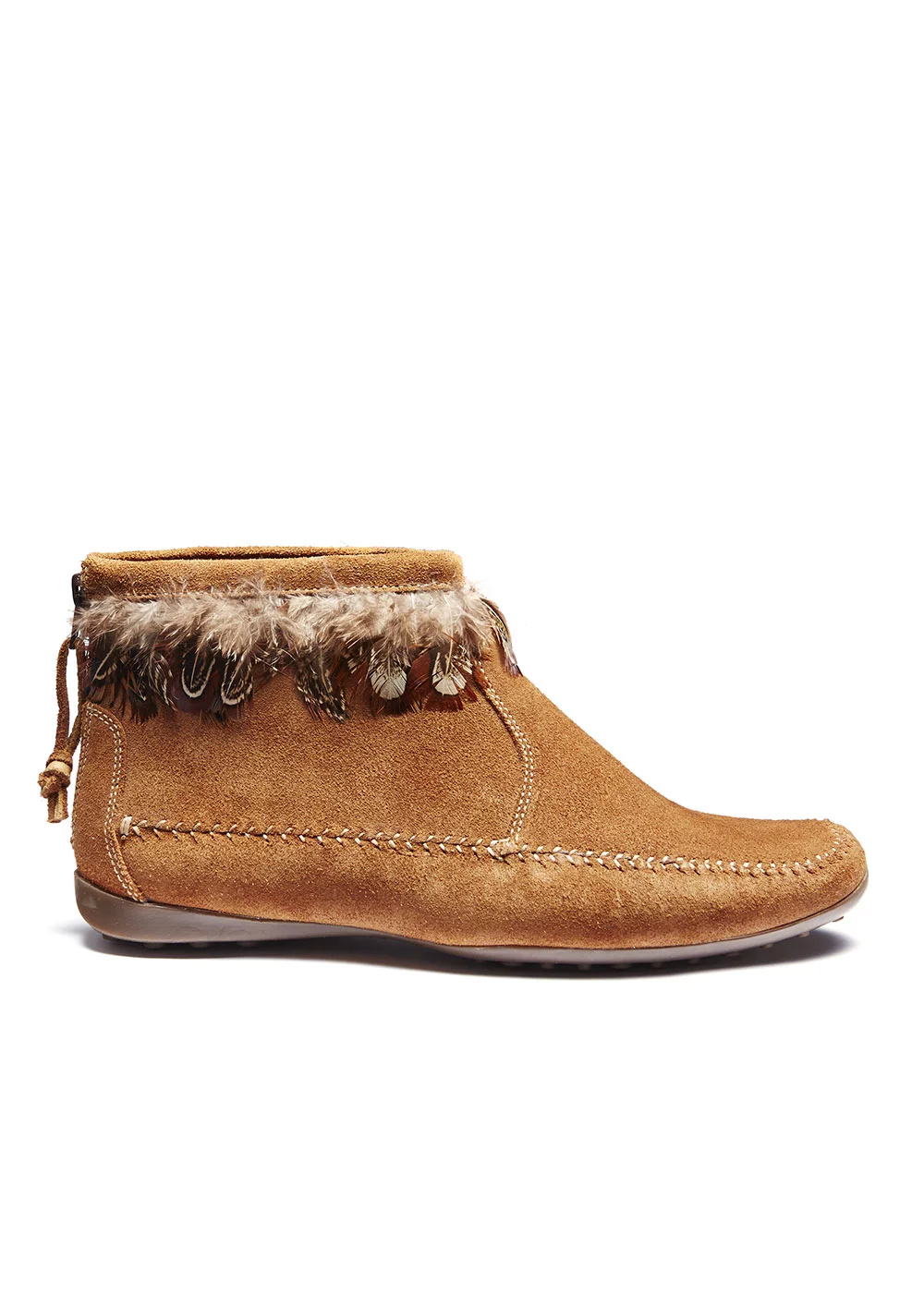 KILTIE FEATHER VELOURS MARRON