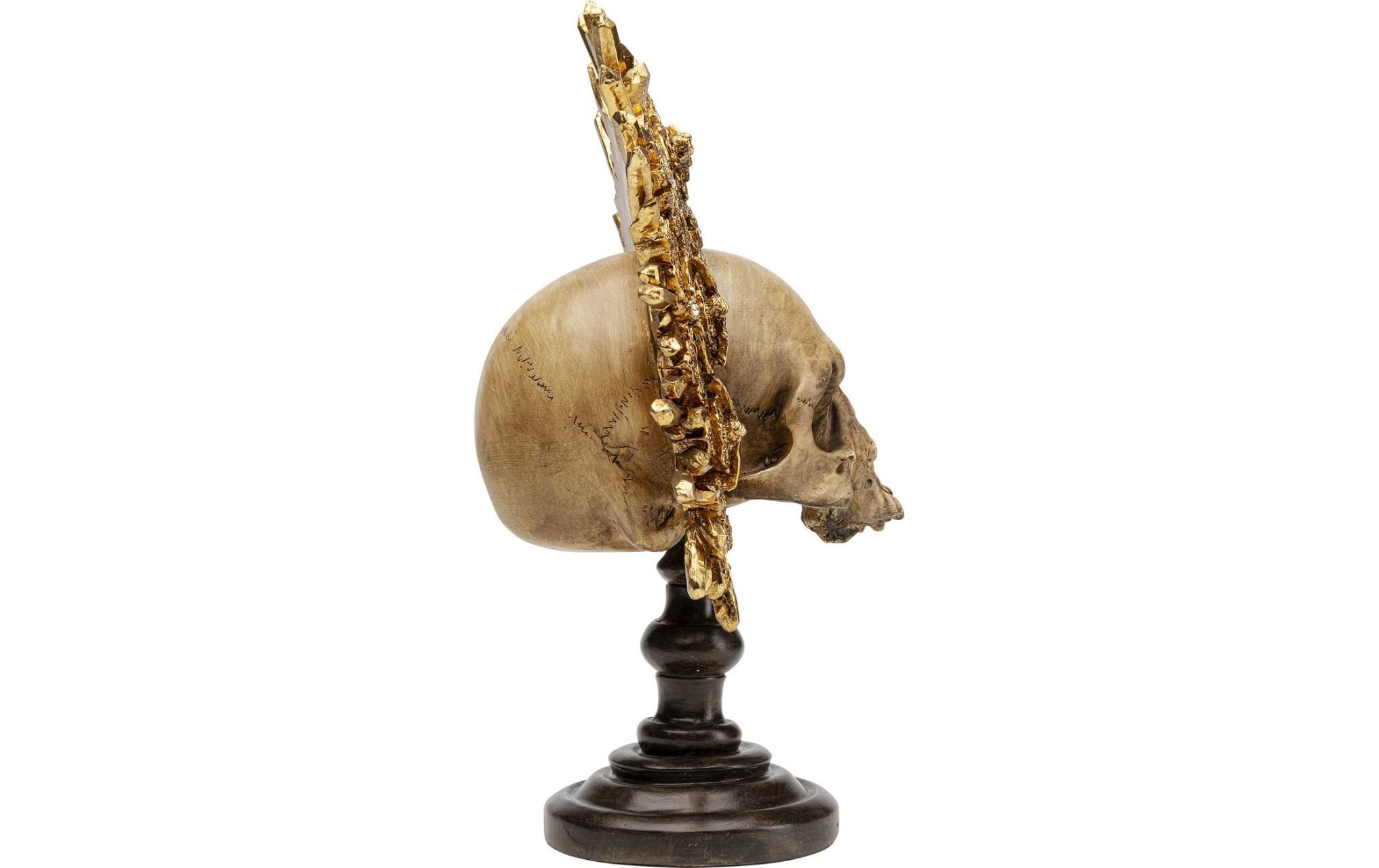 Dekofigur King Skull GoldDeko-Objekt