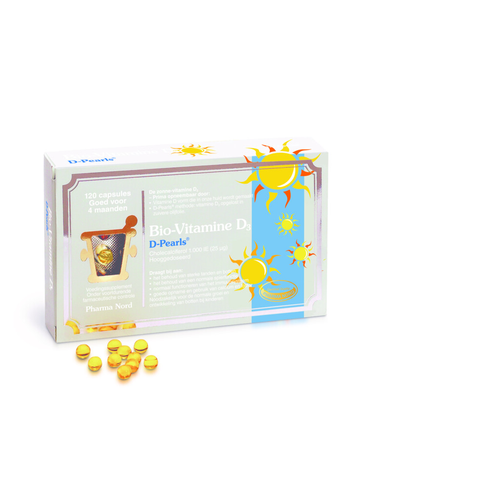 Pharma Nord Bio Vitamine D3 Pearls 25 µg120 capsules