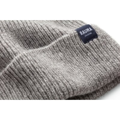 Unisex-Strickmütze Rippe, Grau