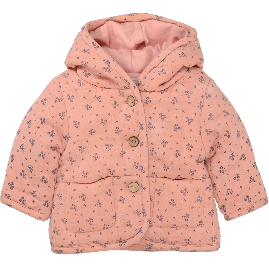 STACCATO Jacke wattiert soft rose gemustert