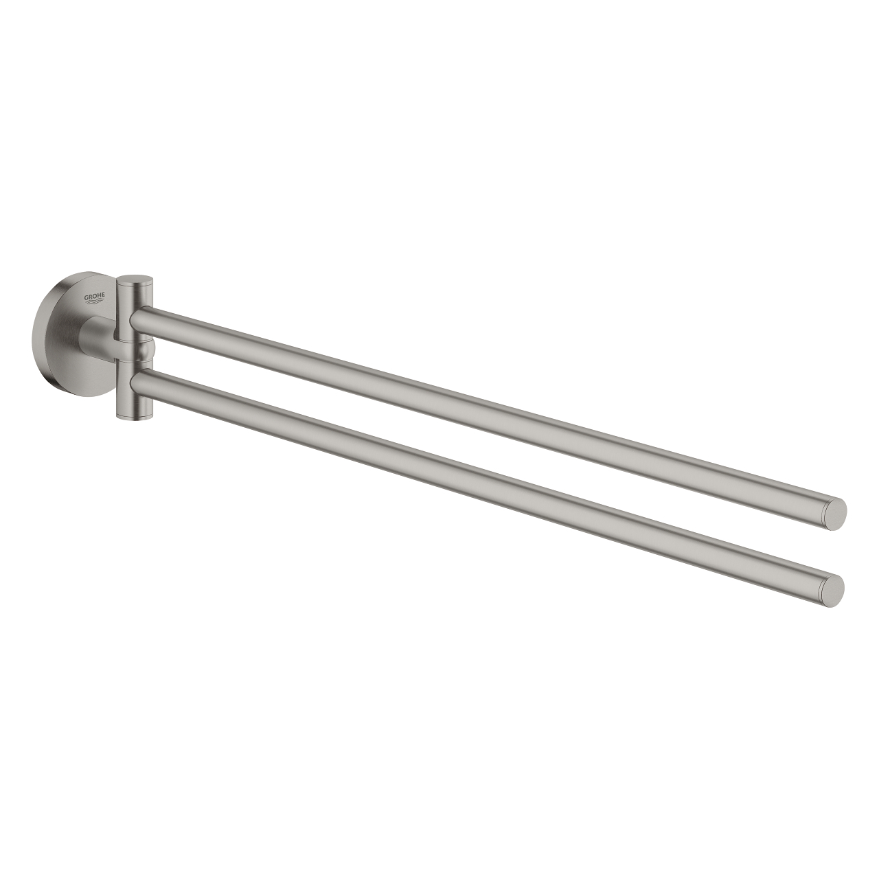 Grohe Essentials handdoekhouder 2-lids supersteel