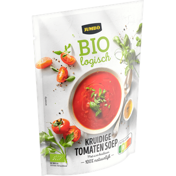 Jumbo Biologisch Kruidige Tomatensoep met Ui & Basilicum 300ML