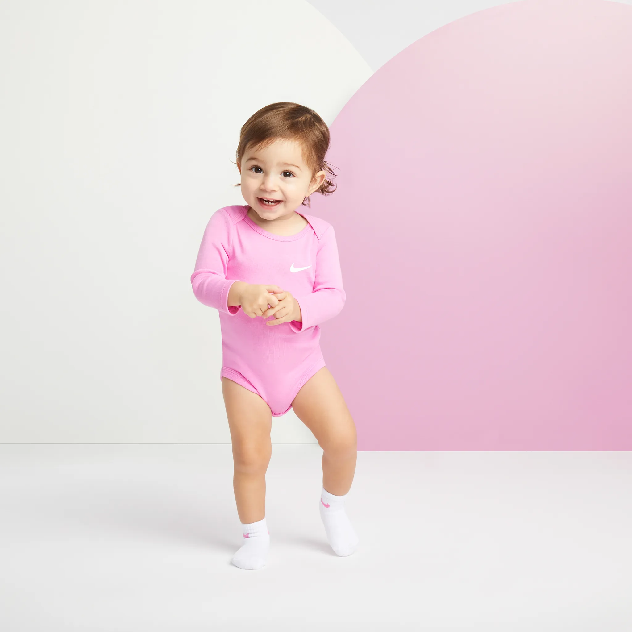 Nike Cache-Couche Manches Longues Paquet de 3 0-9mois