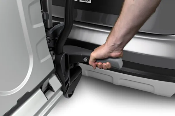Thule 933 EasyFold XT 2, Cykelholder, Tilkoblingsanordning til bag på bilen, Sort