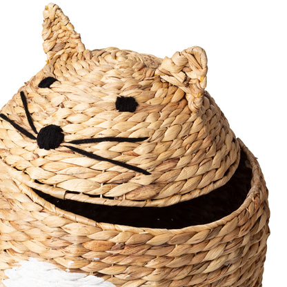 Panier de rangement enfant en jacinthe d’eau Noah