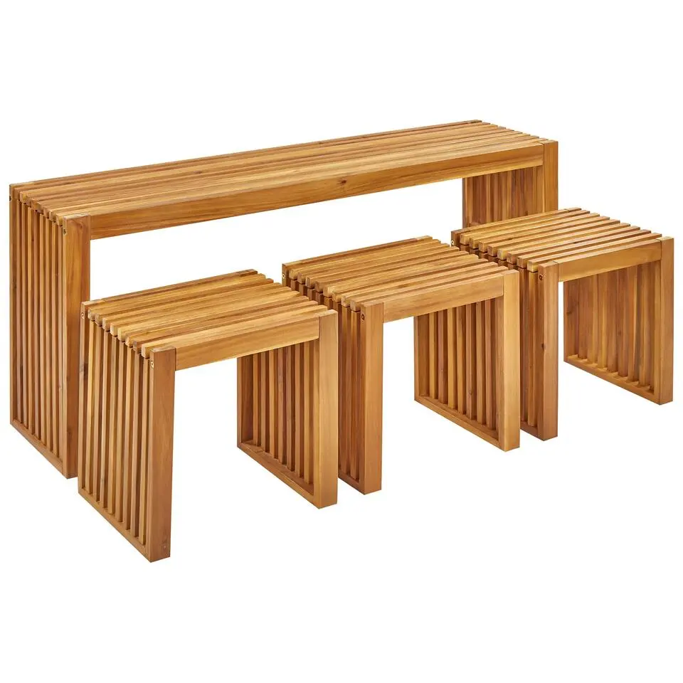 BELLANO - Tuinset 3-zits - Lichthout - Acaciahout