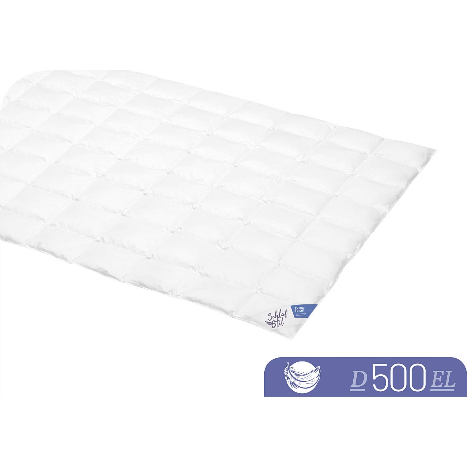Schlafstil Daunen-Einziehdecke D500