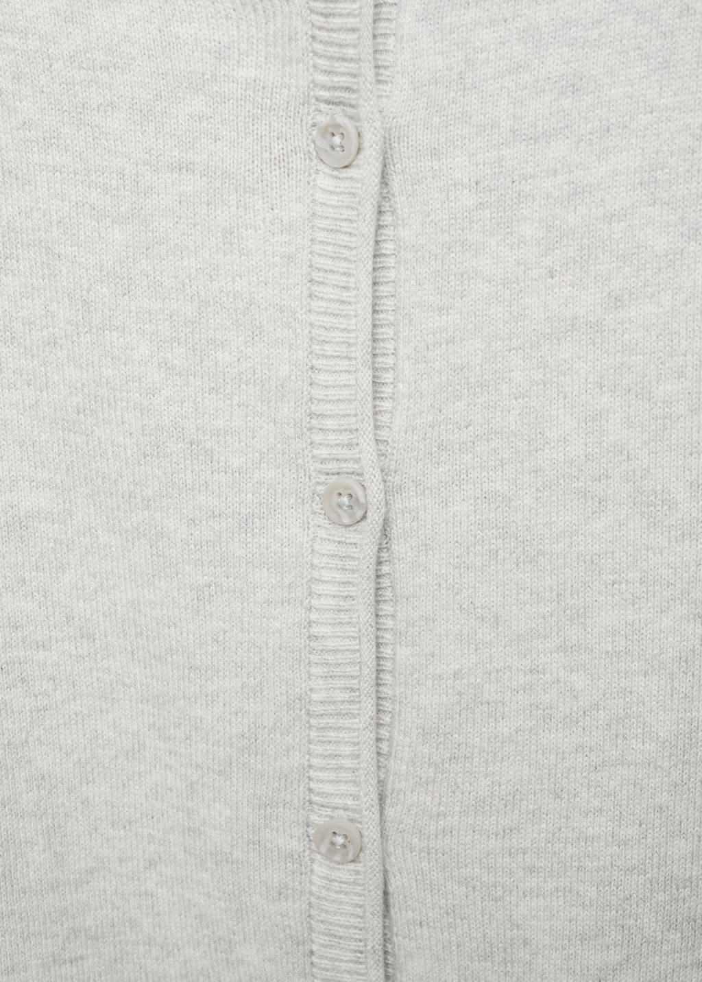 MANGO TEEN vest fijn gebreid pastelgrijs