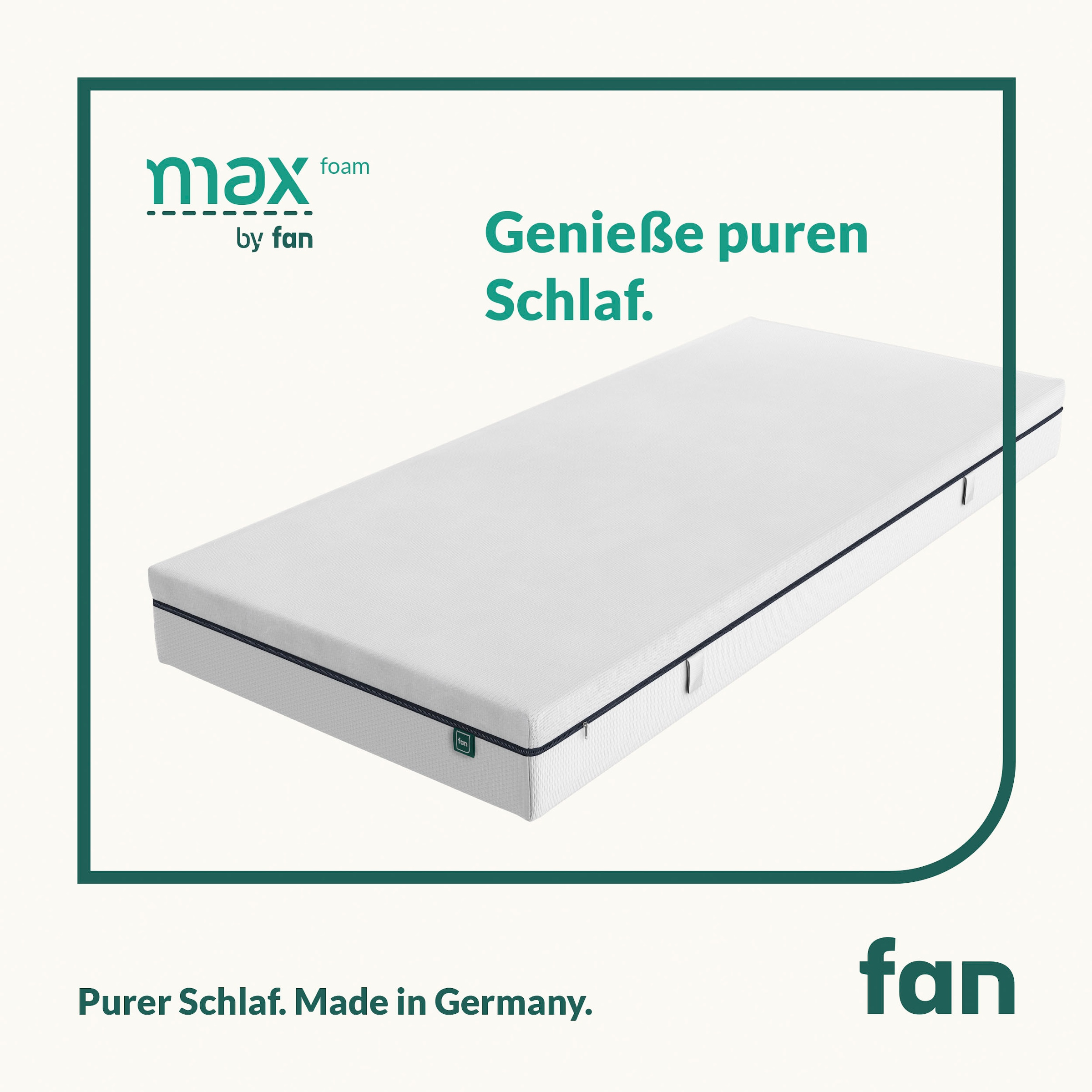 fan Komfortschaummatratze »max foam by fan, 5 Zonen Matratze 90x200 cm, 140x200 & weitere Grössen« 18 cm hoch Raumgewicht: 30 kg/m³ 1 Stk. tlg. Matratze, 90x200 cm von Stiftung Warentest 