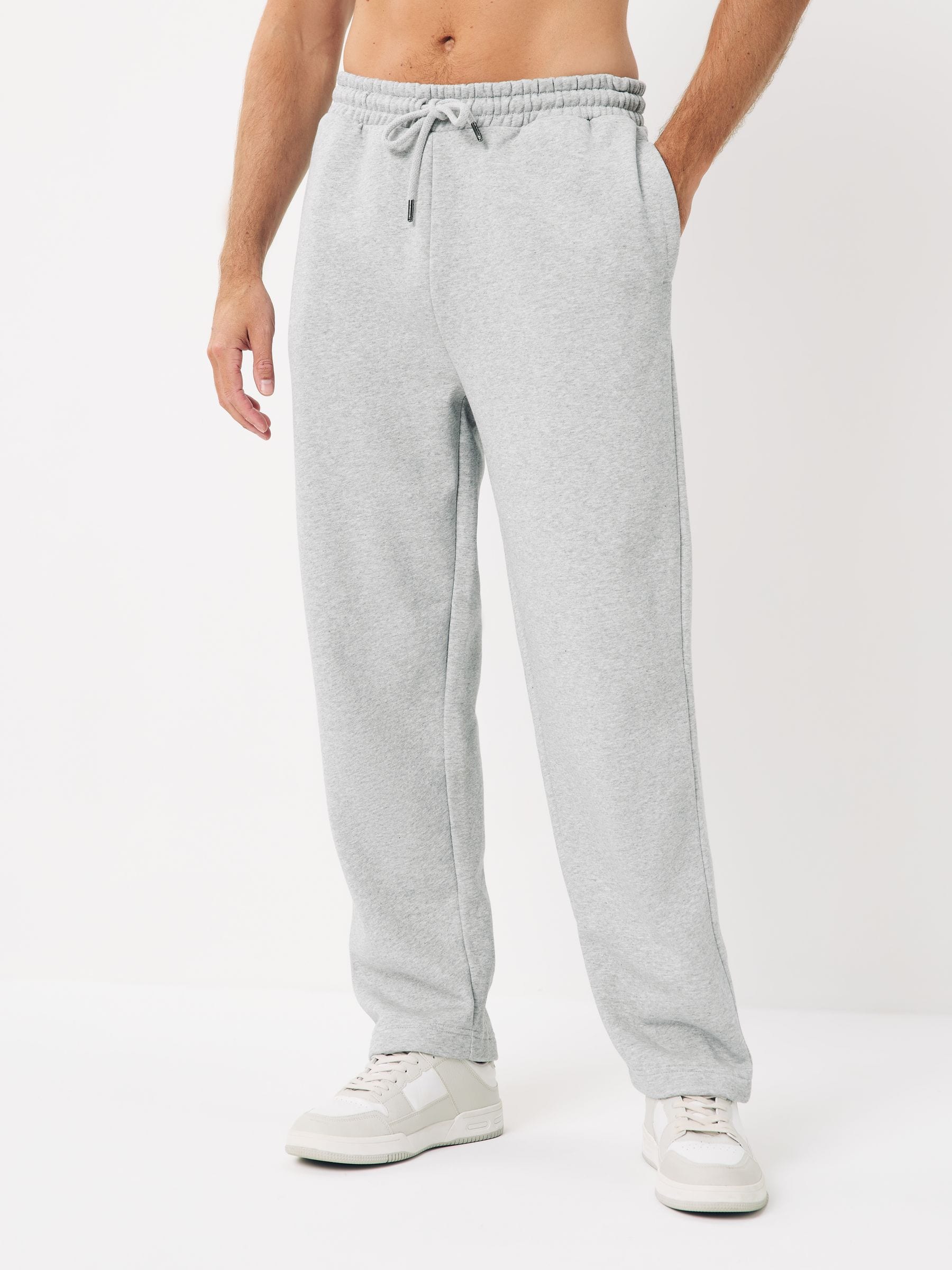 Zwart/Marineblauw/Gemêleerd grijs - Set van 3 jersey joggingbroeken met hoog katoengehalte
