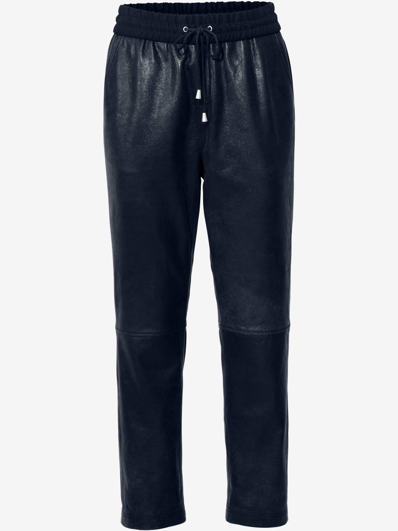 Pantalon de jogging en cuir forme jogging tendance