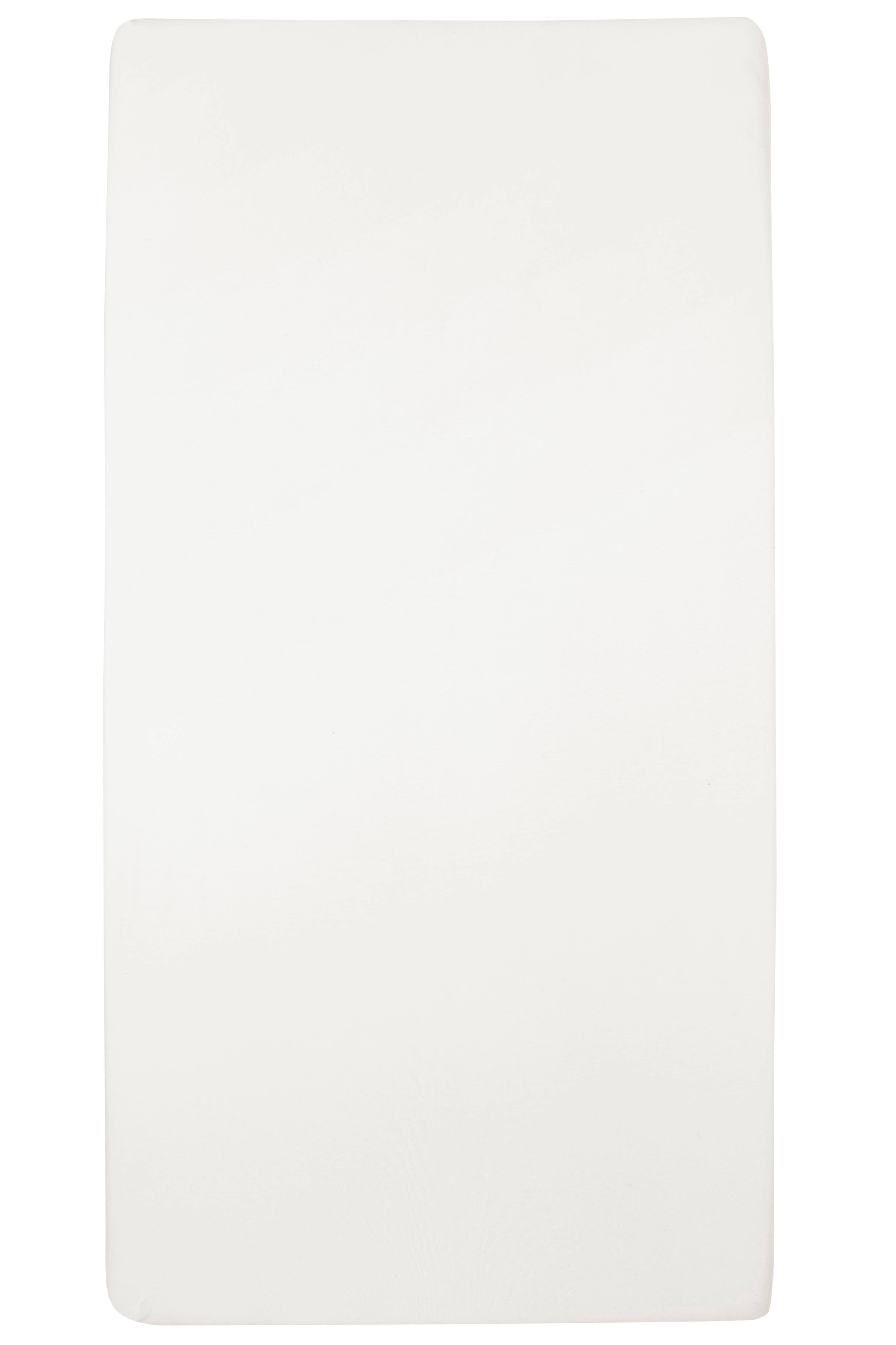 Meyco katoenen jersey wieg hoeslaken 50x90 offwhite