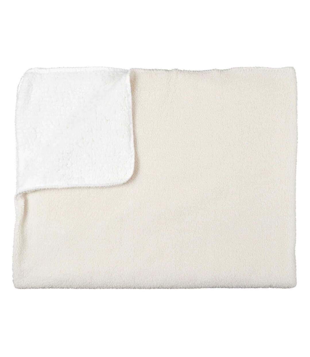 Plaid en polyester doublure sherpa Boucle 120 x 150 cm